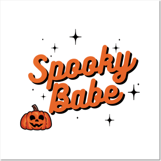 Spooky Babe Womens Halloween Light Edition Posters and Art